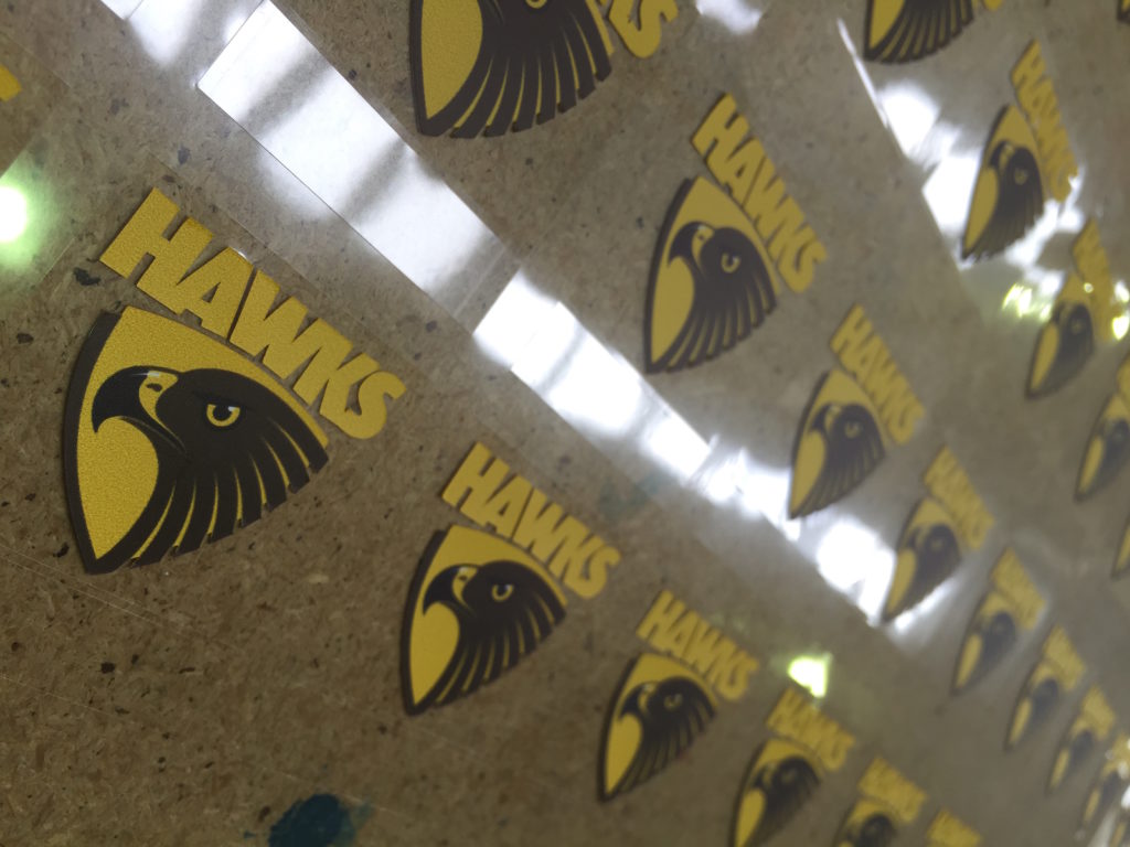 AFL Hawks | Banana Productions | Melbourne Digital Printing And Embroidery for Uniform Workwear Sportswear Specialist