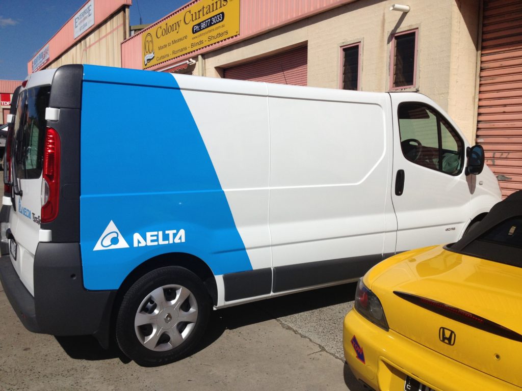 delta van copy | Banana Productions | Melbourne DTF Printing And Embroidery for Uniform Workwear Sportswear Specialist